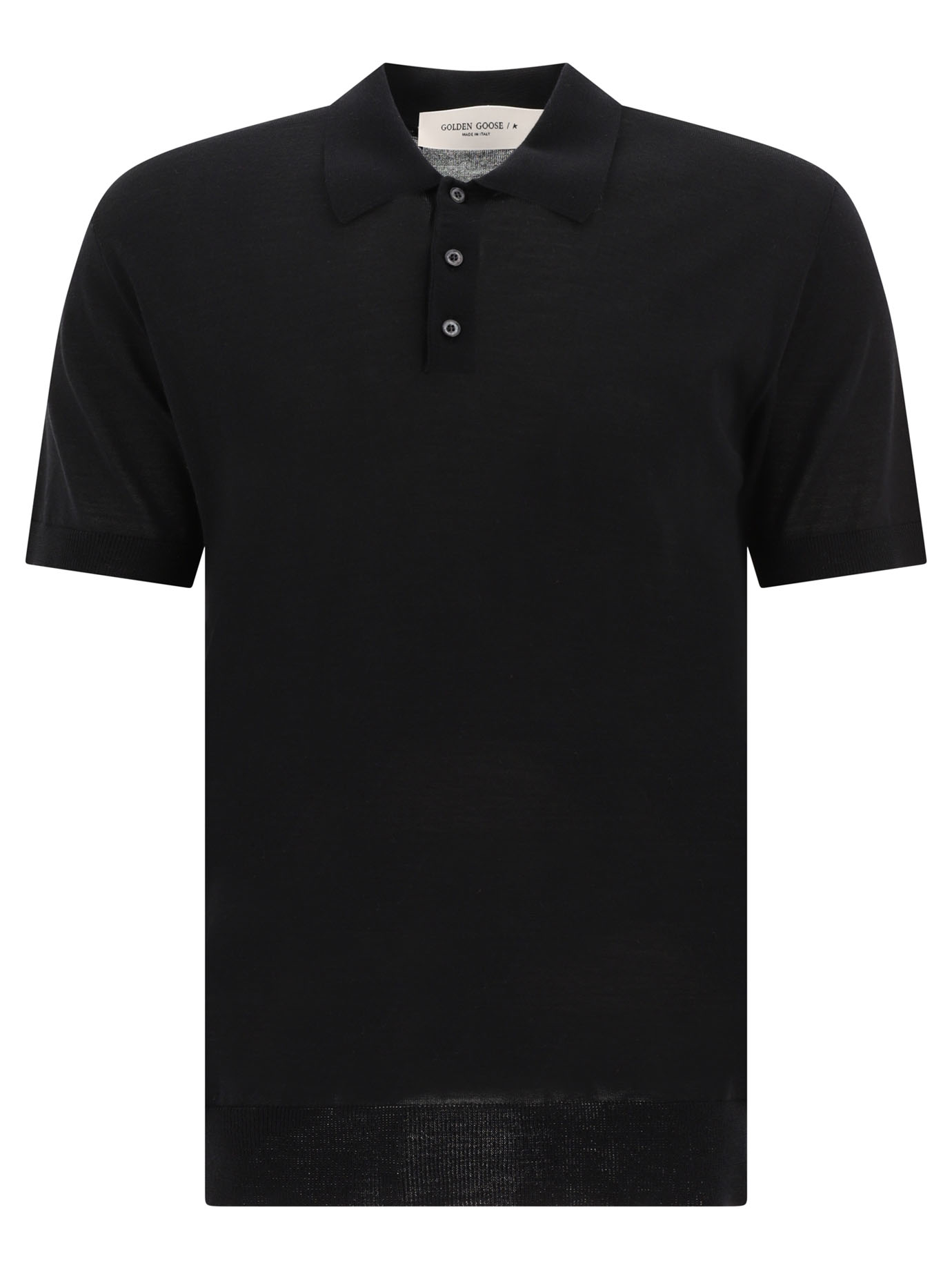 Merino wool polo shirt