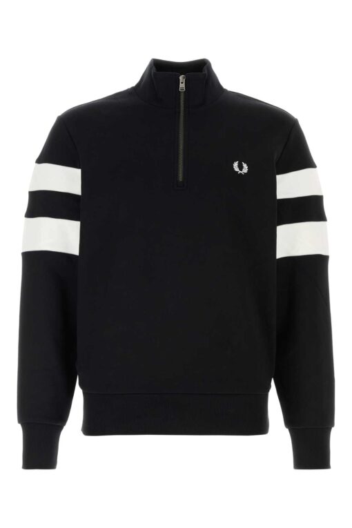 FP TIPPED SLEEVE HALF ZIP SWEAT