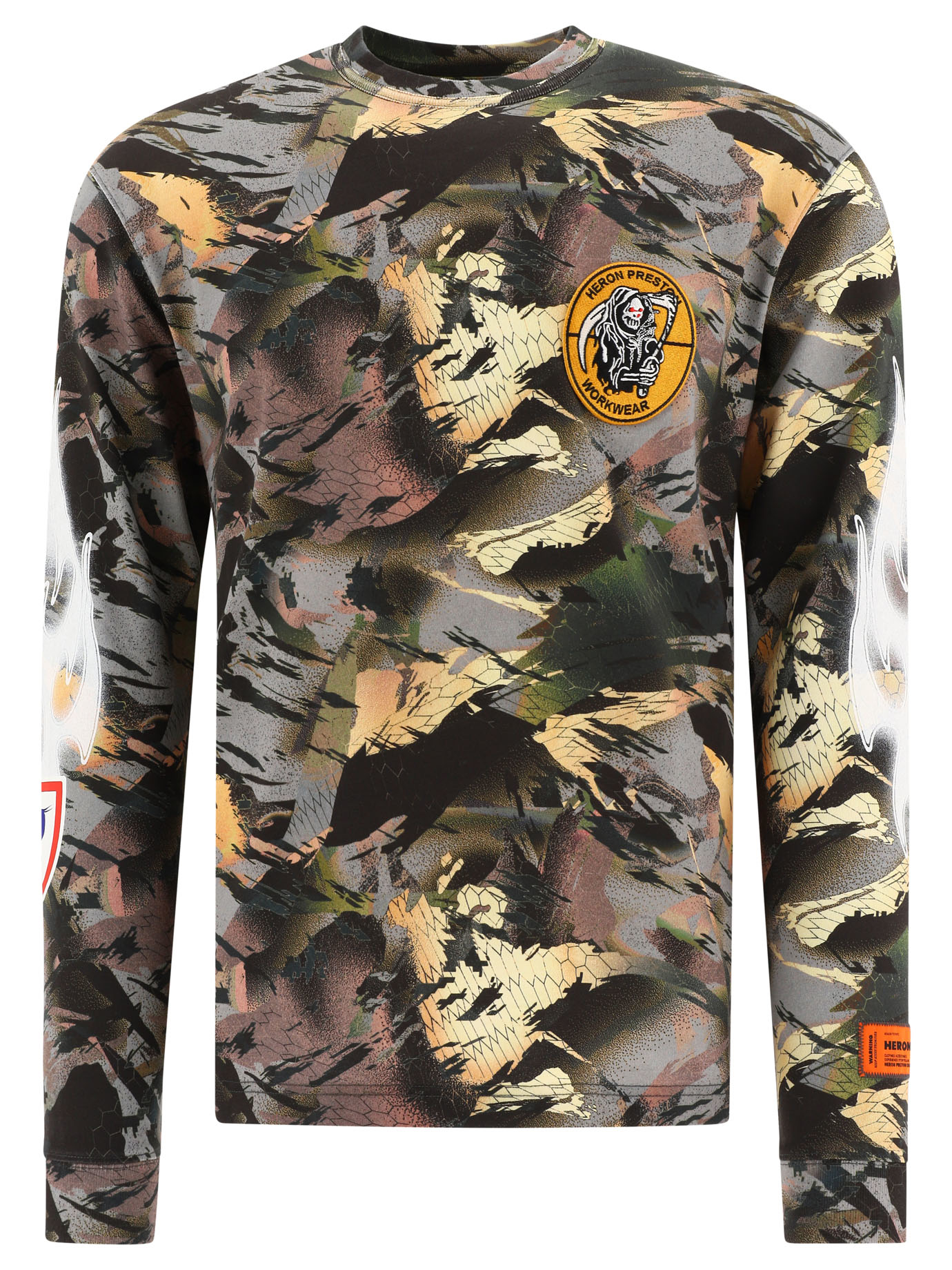 "Camo Flaming" t-shirt