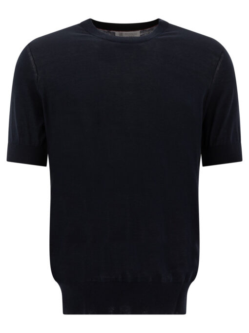 Cotton and silk T-shirt