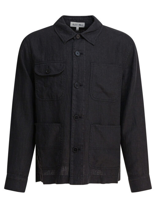 Linen work jacket