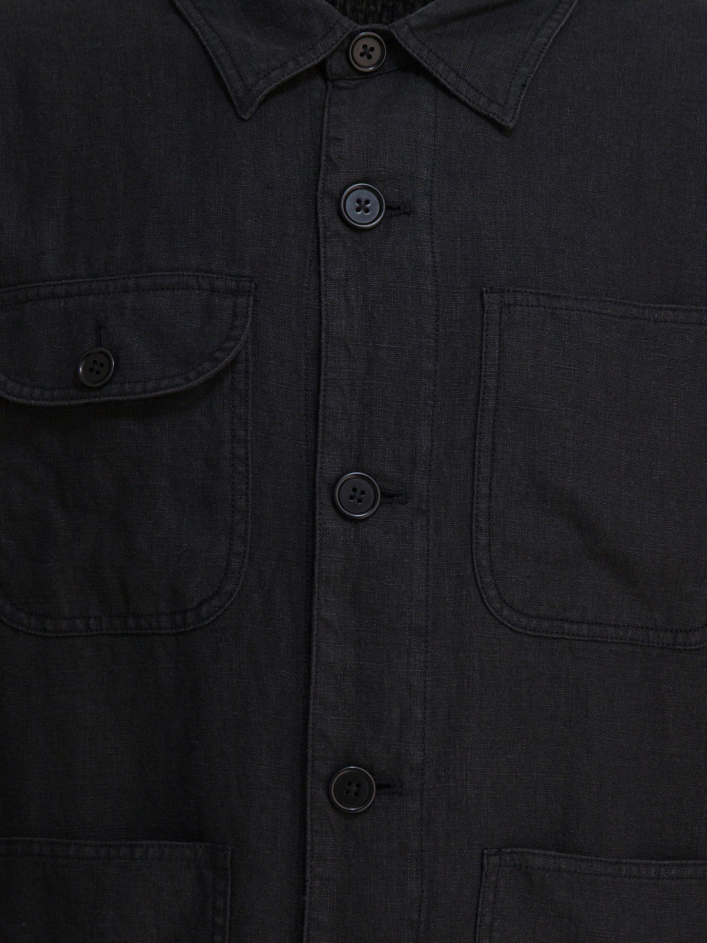 Linen work jacket - Image 3