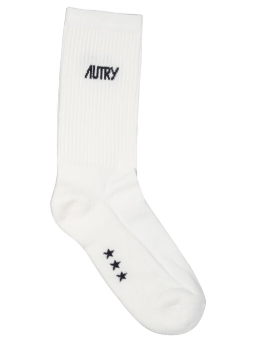 Jacquard logo socks