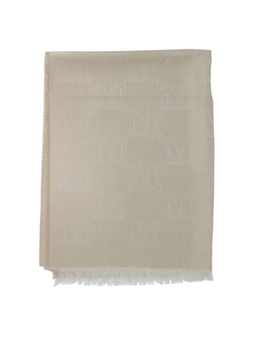 Silk, wool and cashmere scarf