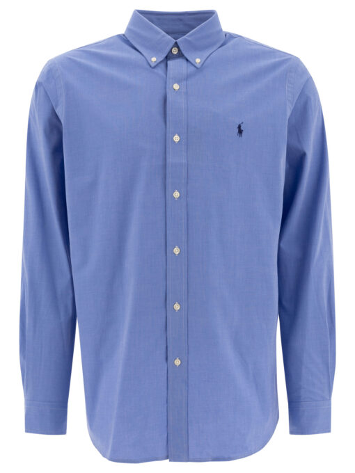 Custom-fit stretch poplin shirt