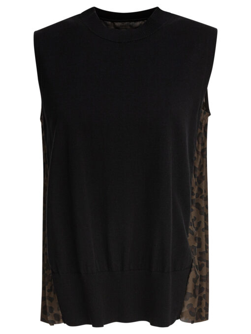 Leopard print top