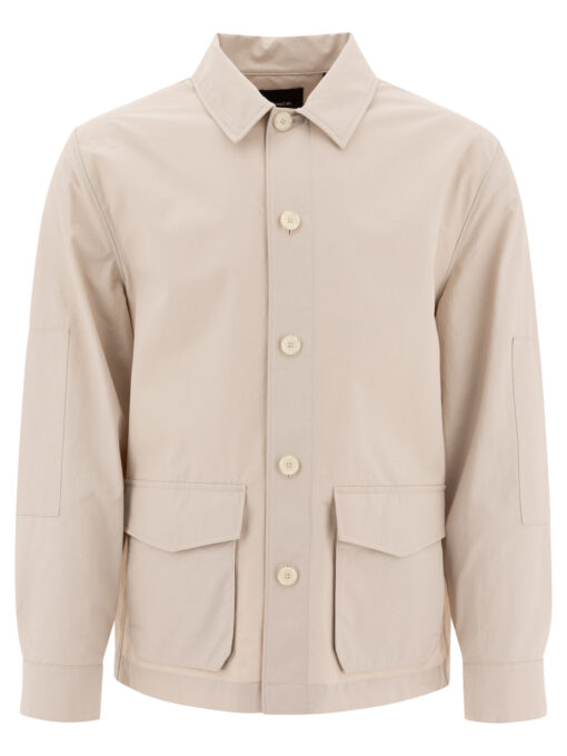 Cotton blend utility jacket