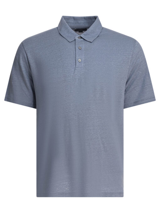 Linen polo shirt