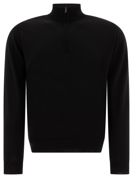 "Tapton" half-zip sweater
