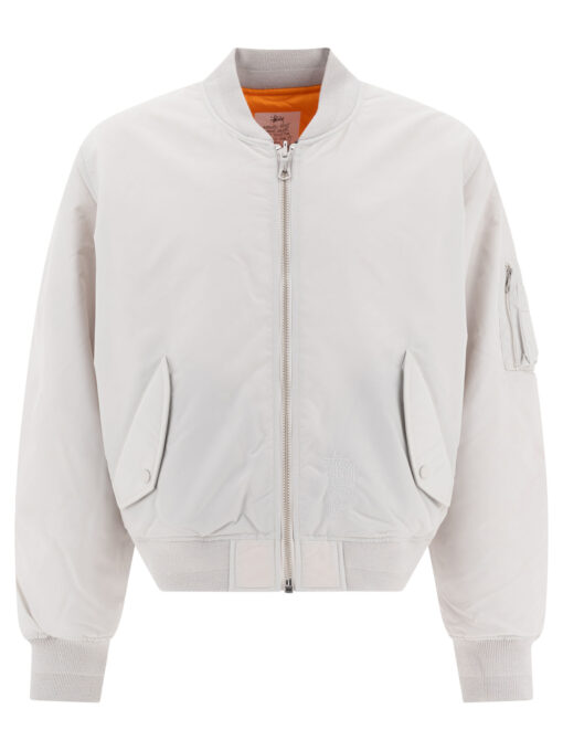 "Built" reversible bomber jacket