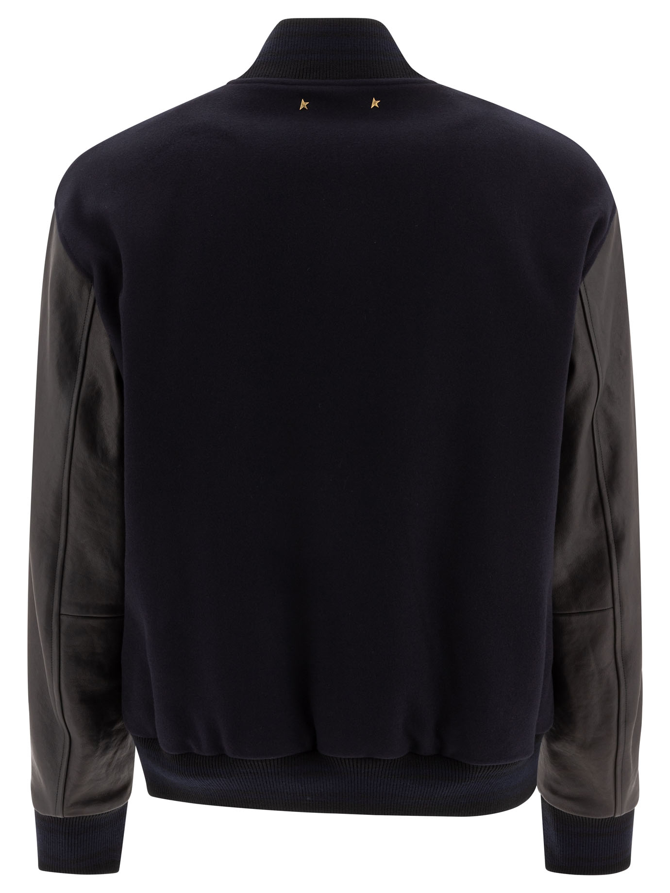 Wool and leather bomber jacket - Image 2
