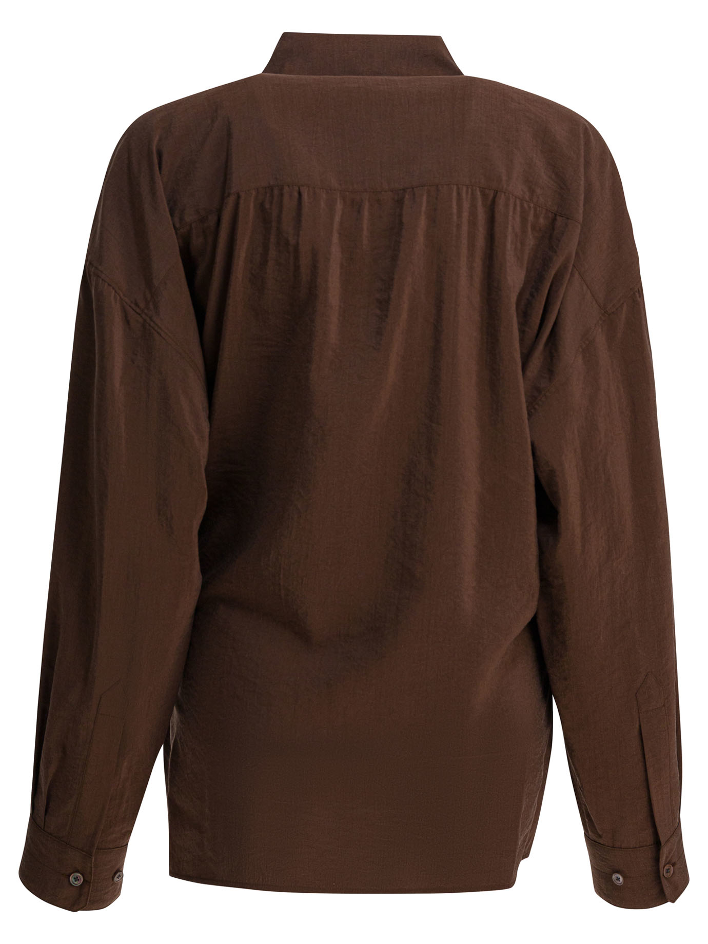 Asymmetrical silk shirt - Image 2