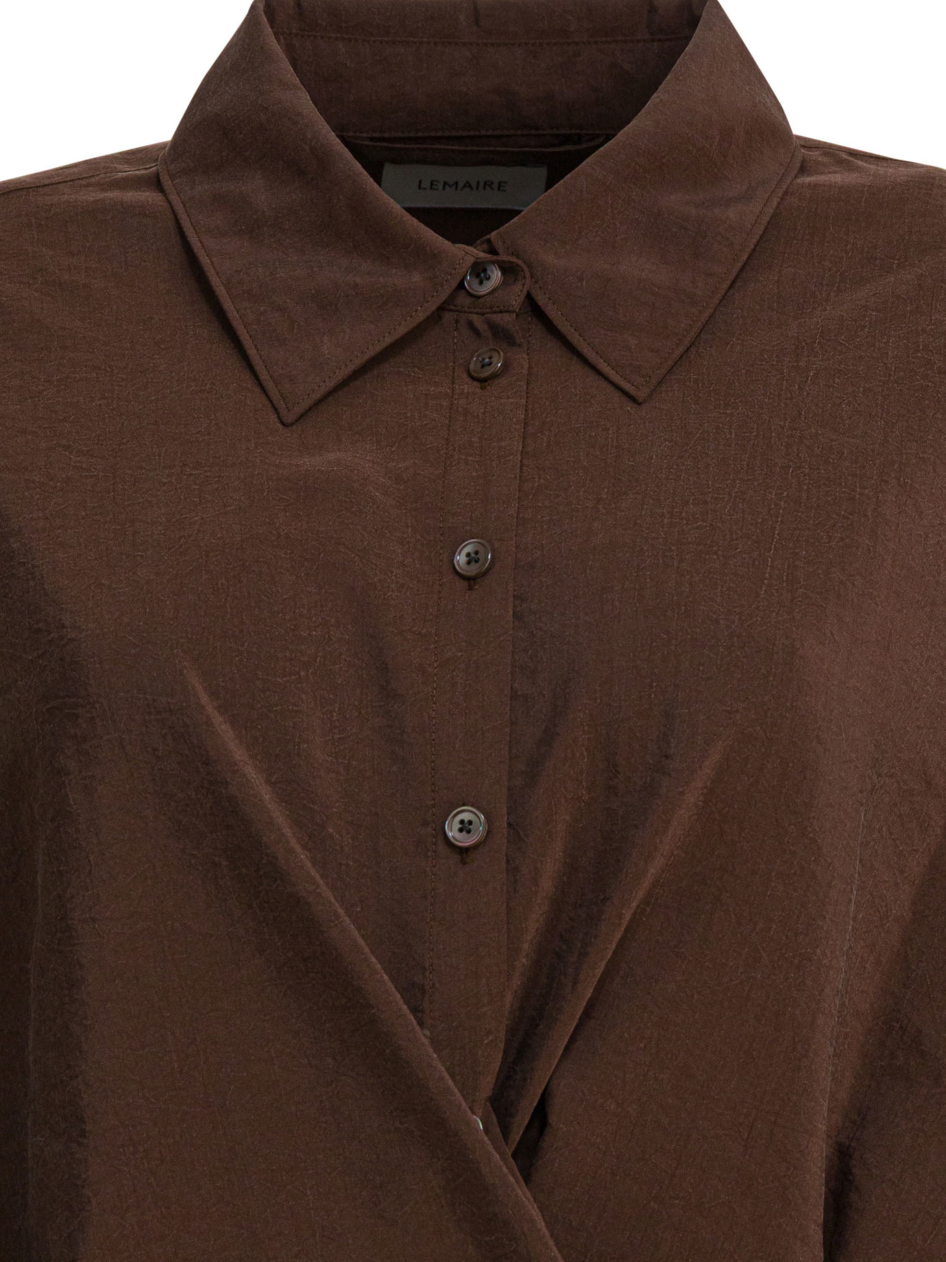 Asymmetrical silk shirt - Image 3