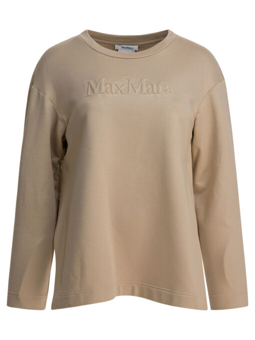 Silk and cotton sweatshirt