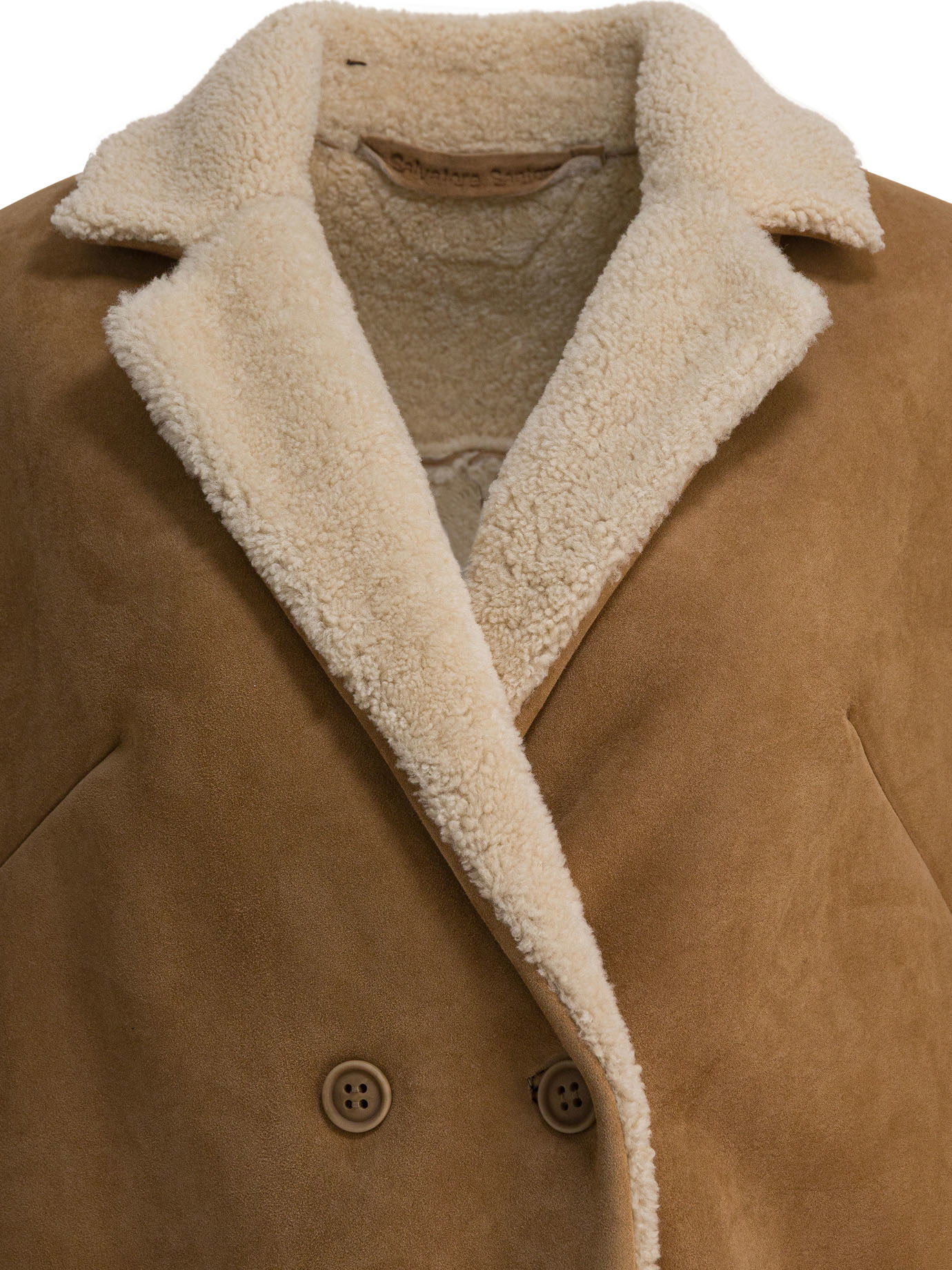 Balzer shearling suede leather jacket - Image 3