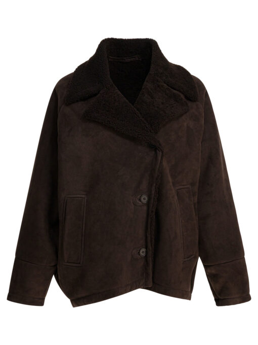 Balzer shearling suede leather