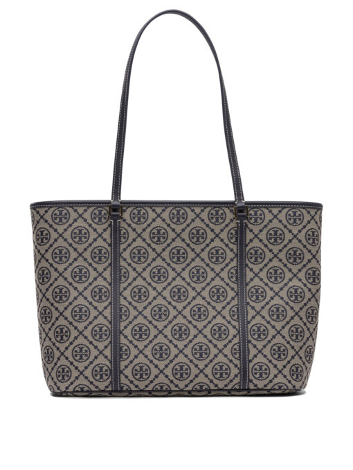 T Monogram Zip Tote