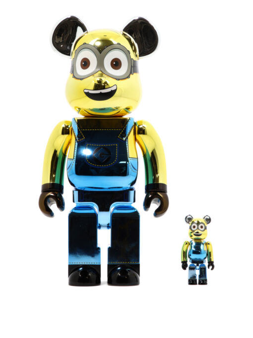 "Be@rbrick Dave Chrome" 100% and 400% toy