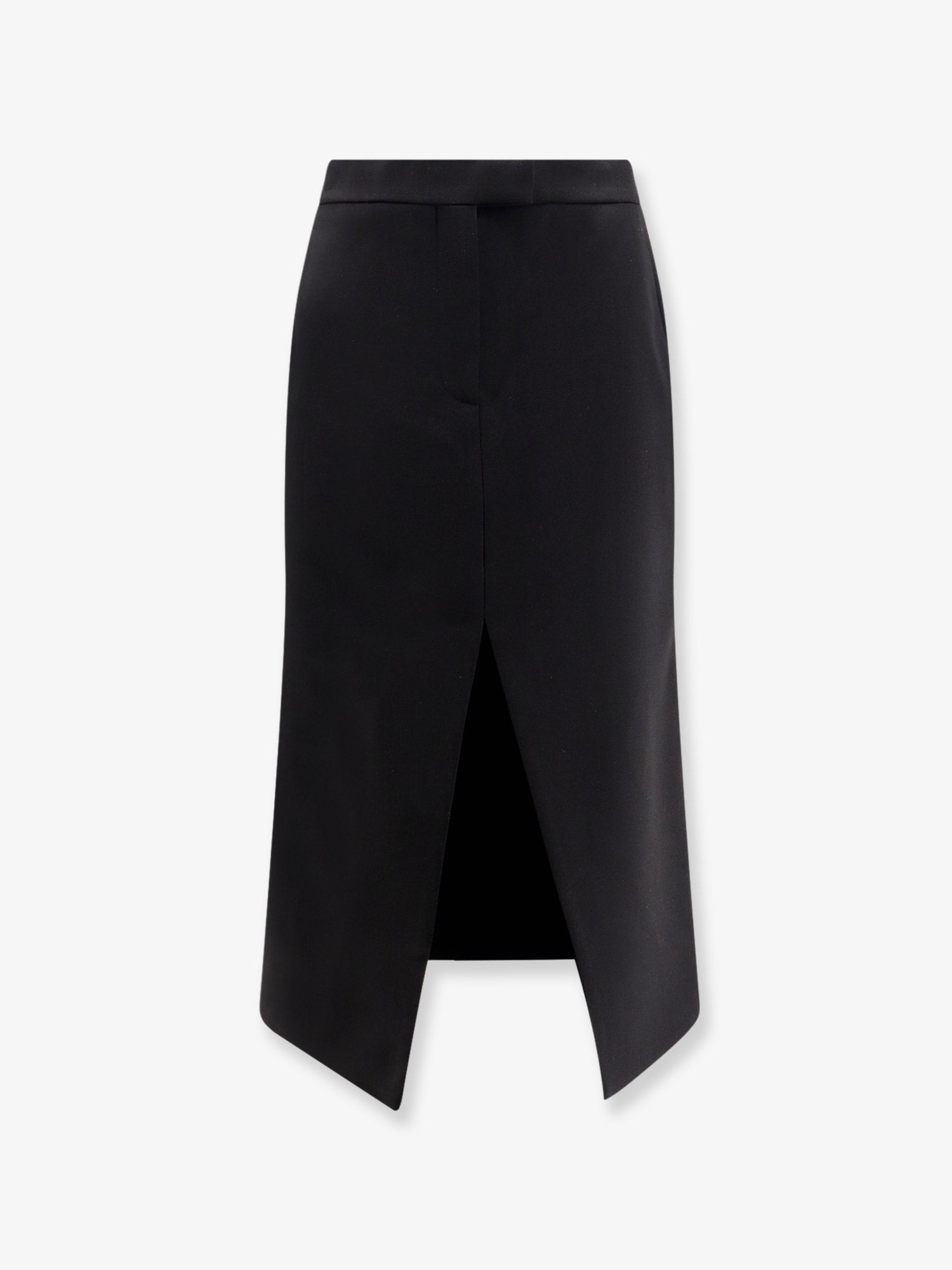 Midi wool skirt