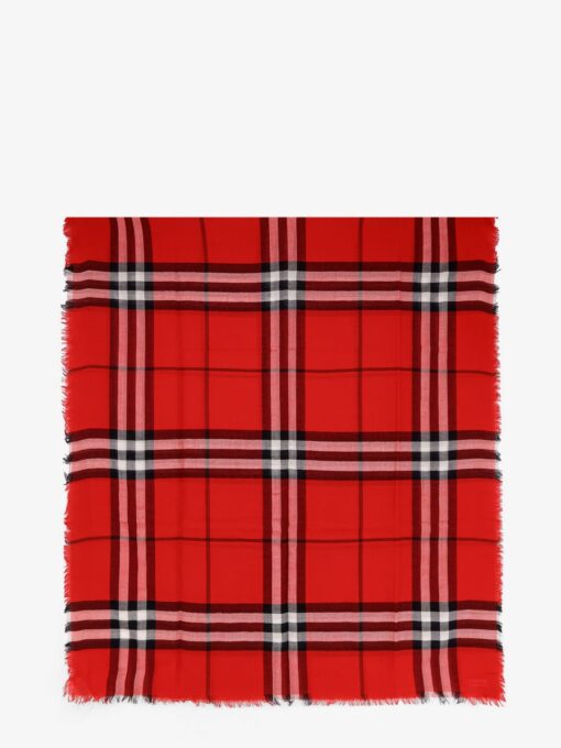 Burberry Check wool scarf
