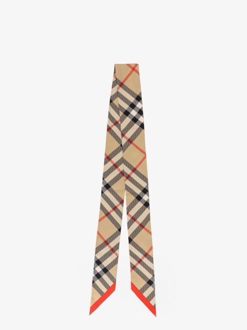 Silk bandeau with Burberry Check motif