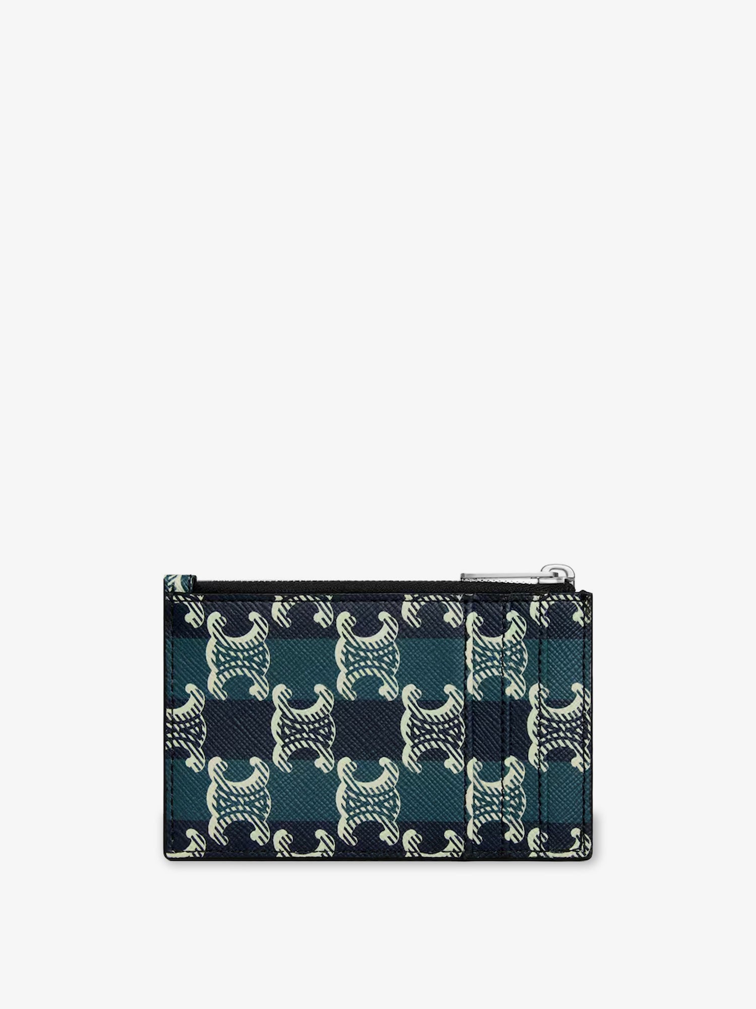 Leather and Triomphe coated canvas card holder - Image 2