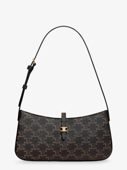 Tina Triomphe coated canvas shoulder bag