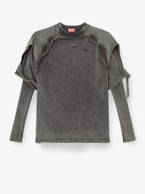K-Petro cotton sweatshirt with distressed effect