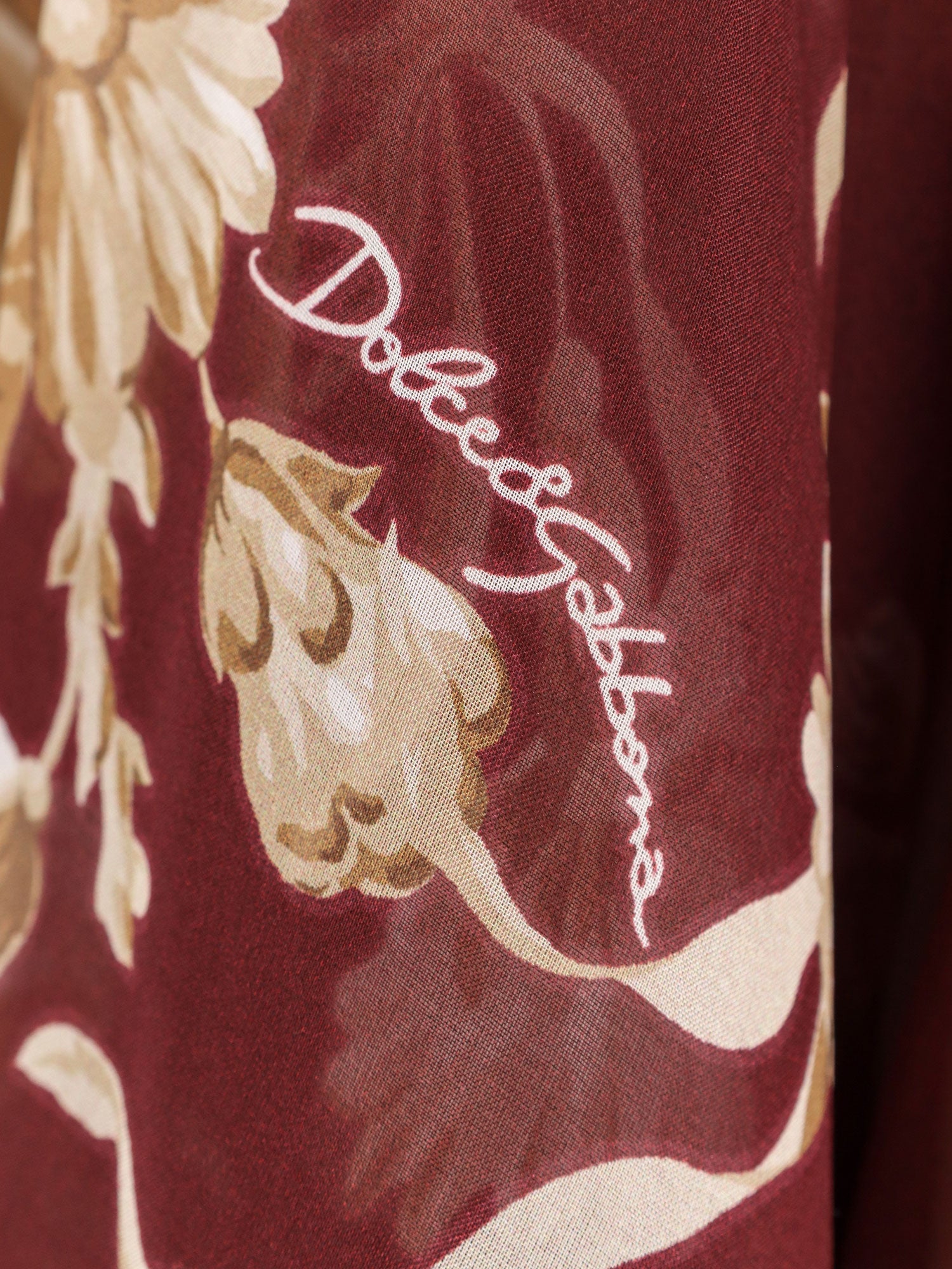 Chiffon shirt with Rose print - Image 3