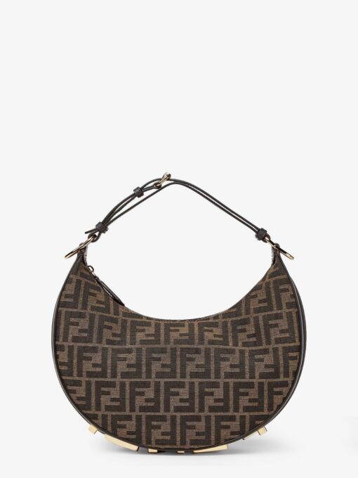Fendigraphy handbag in FF jacquard fabric
