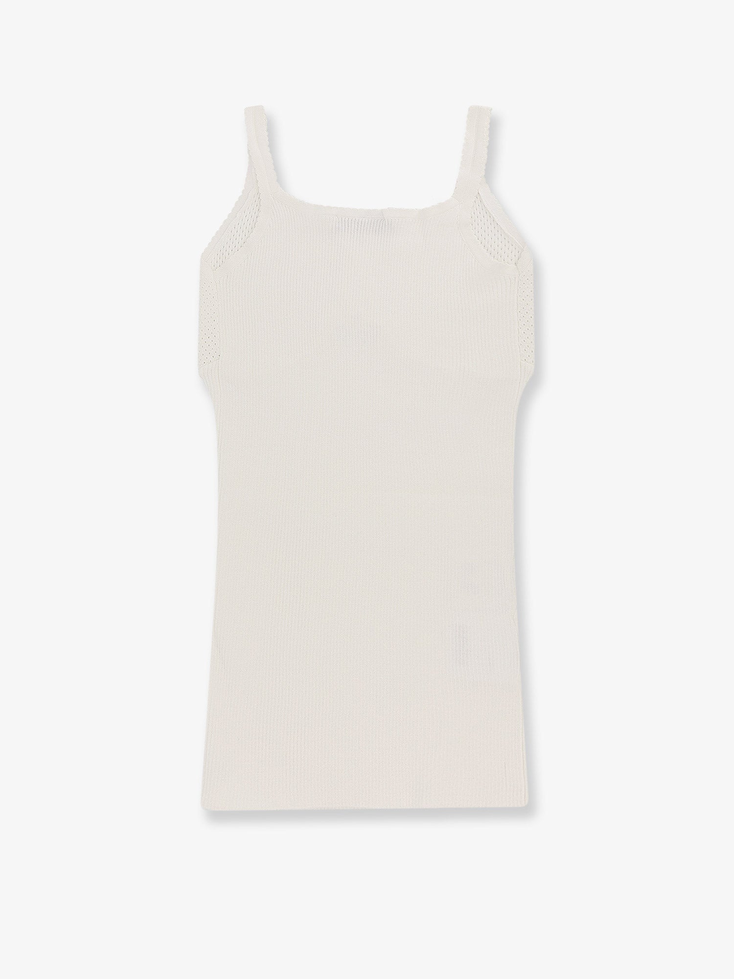 Perforated cotton tank top - Image 2