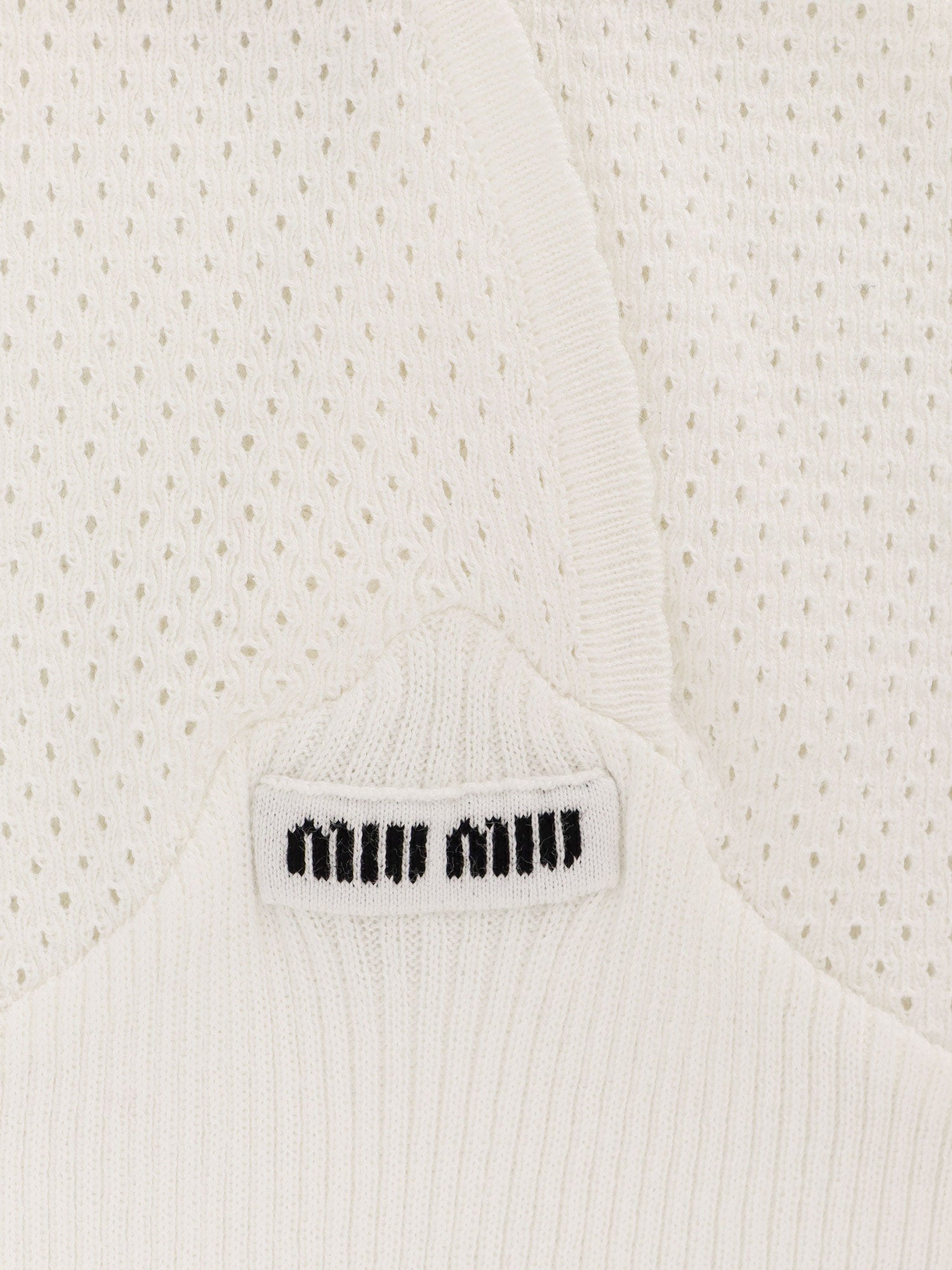 Perforated cotton tank top - Image 3
