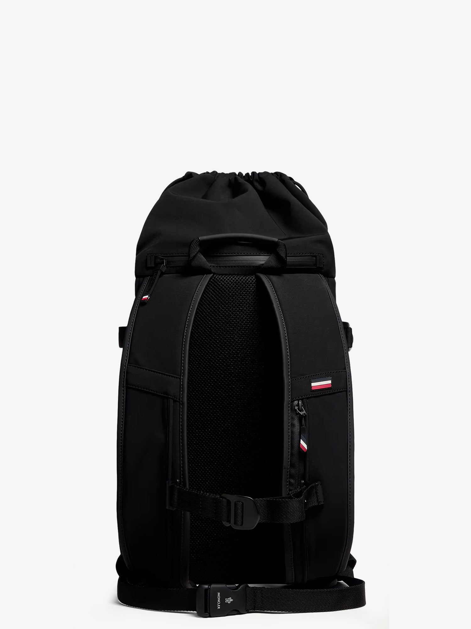 Nylon backpack with logo patch - Image 2