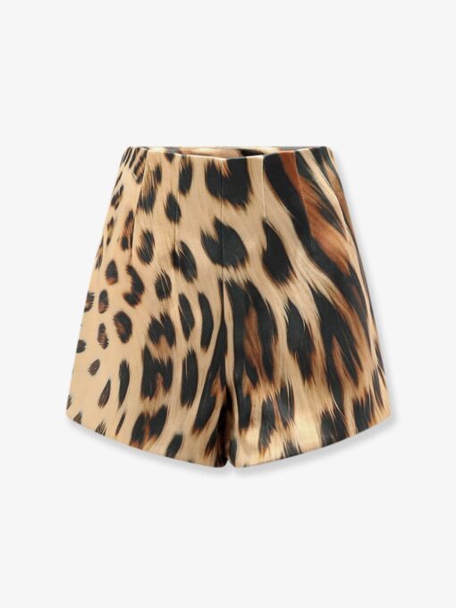 Marie shorts with animal print