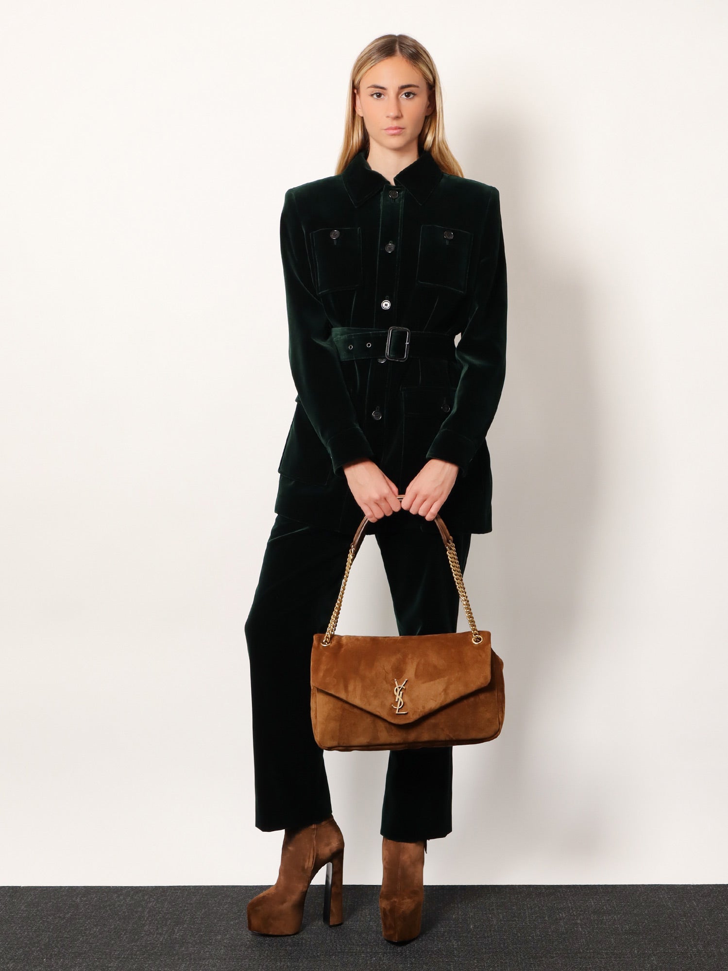 Calypso Big suede shoulder bag - Image 2