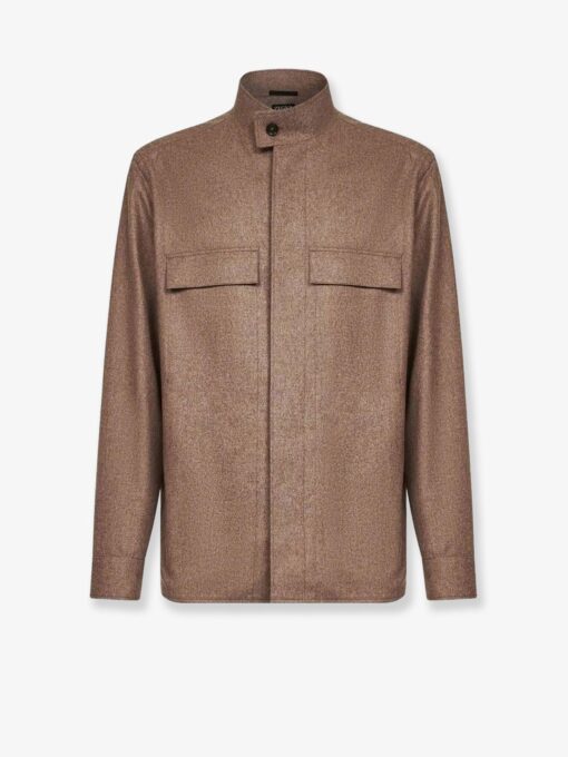 Wool overshirt