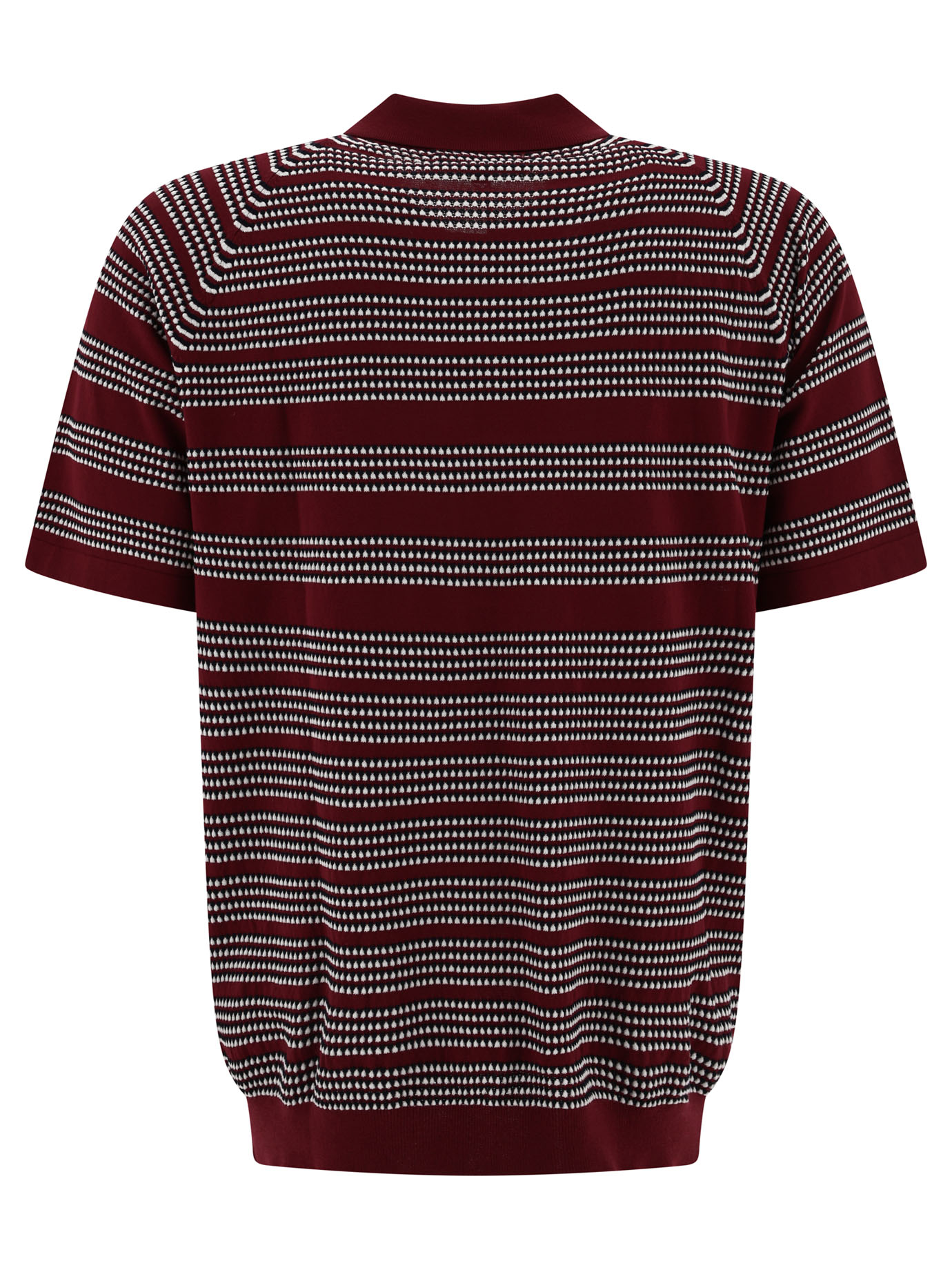 Half-zip jacquard polo shirt - Image 2