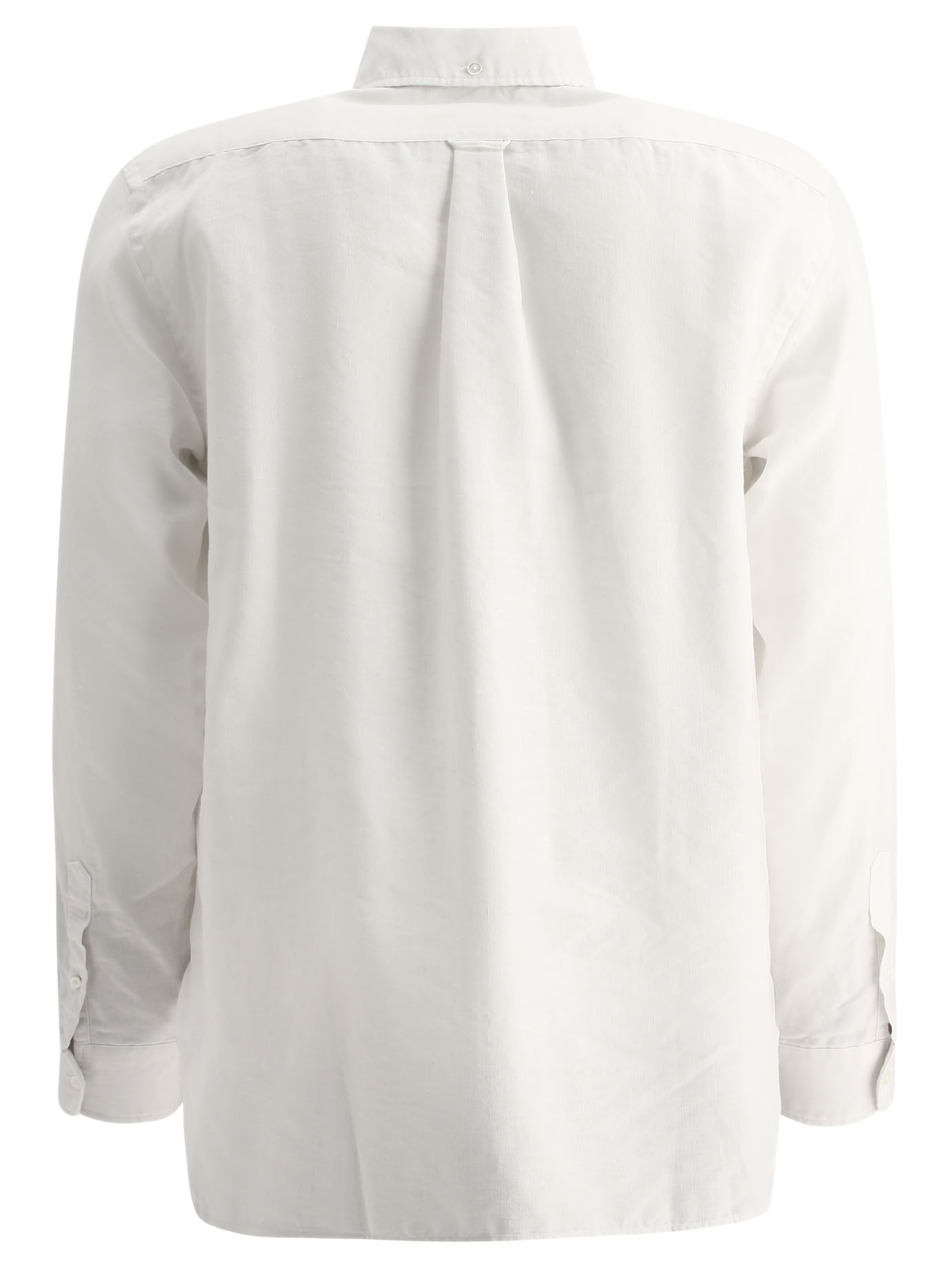 Linen shirt with chest pocket - Image 2