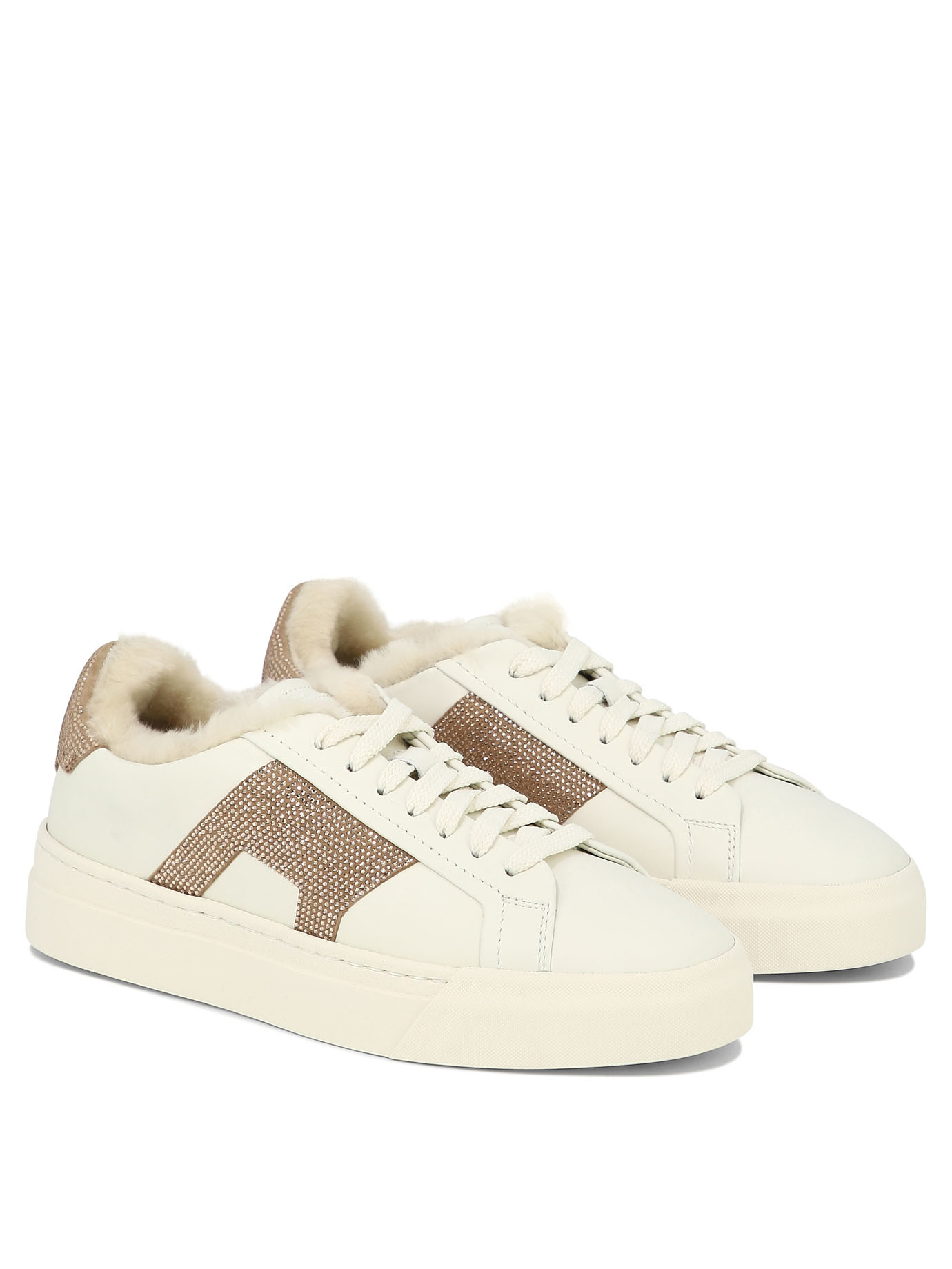 "Double Buckle" rhinestone-embellished sneakers - Image 2