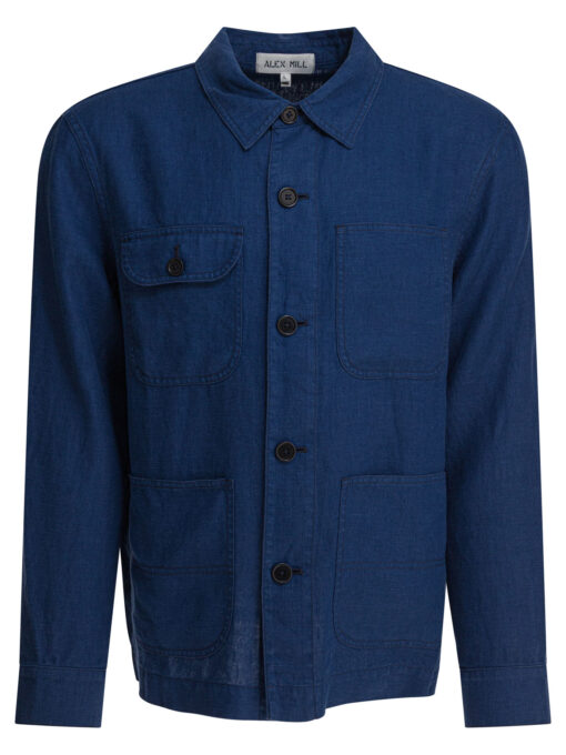 Linen work jacket