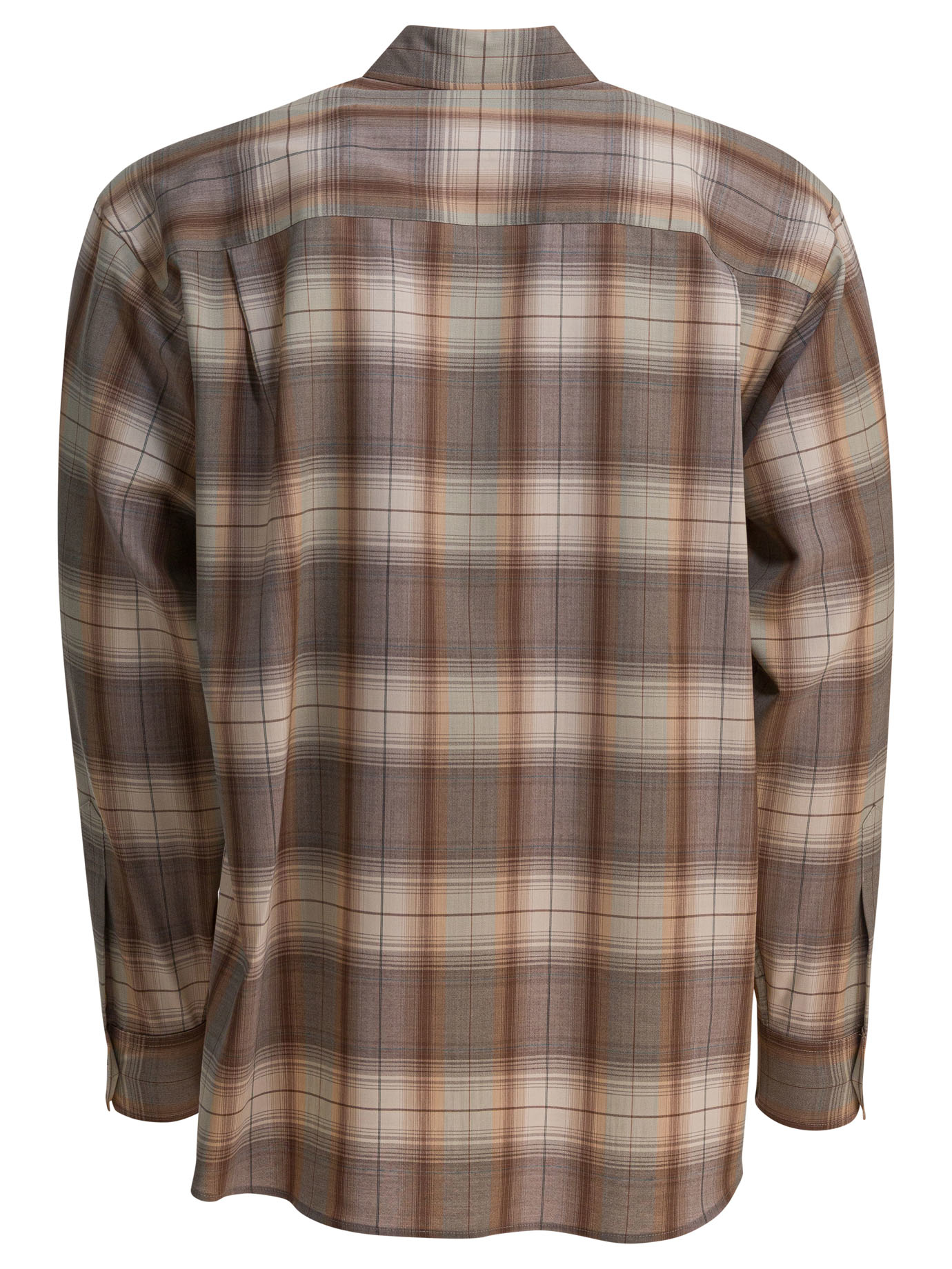 Check wool shirt - Image 2