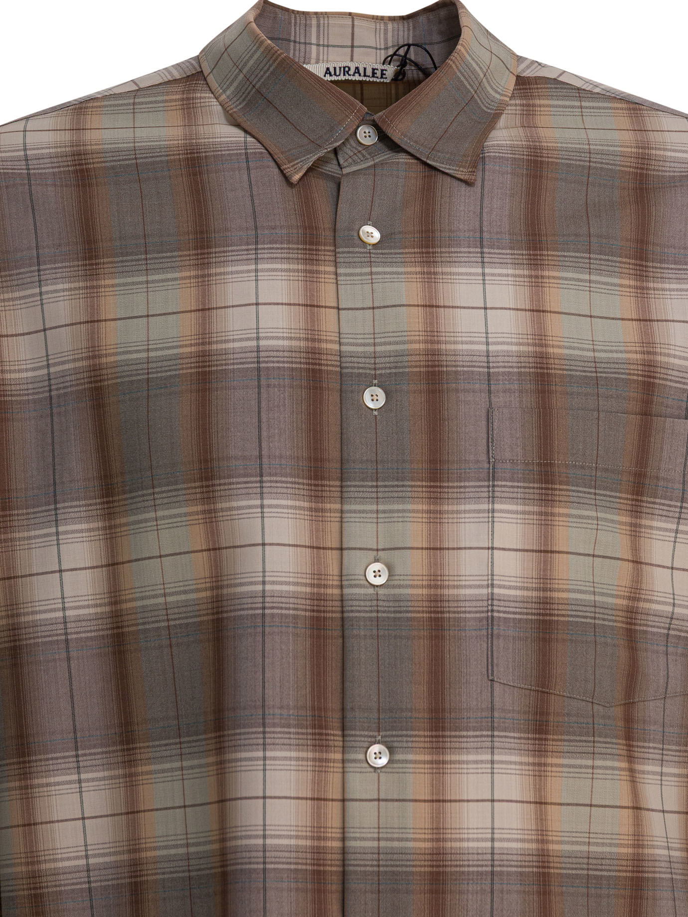 Check wool shirt - Image 3