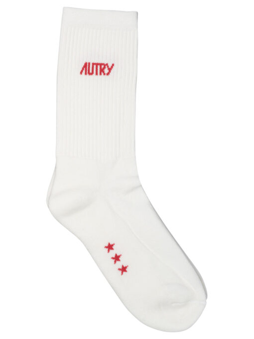 Jacquard logo socks
