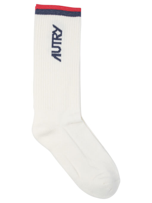Jacquard logo socks