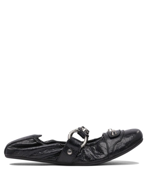 "City" ballet flats
