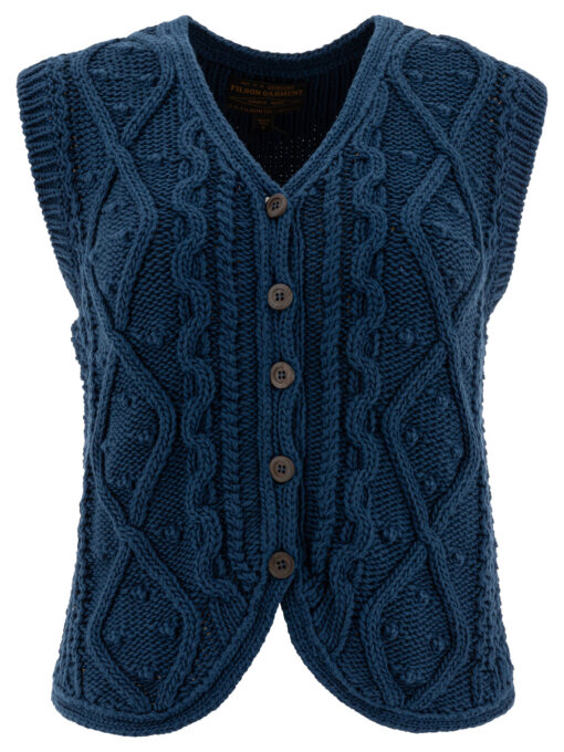 Jacquard-Knitted vest
