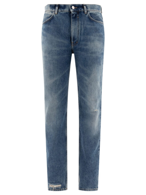 Straight-leg jeans