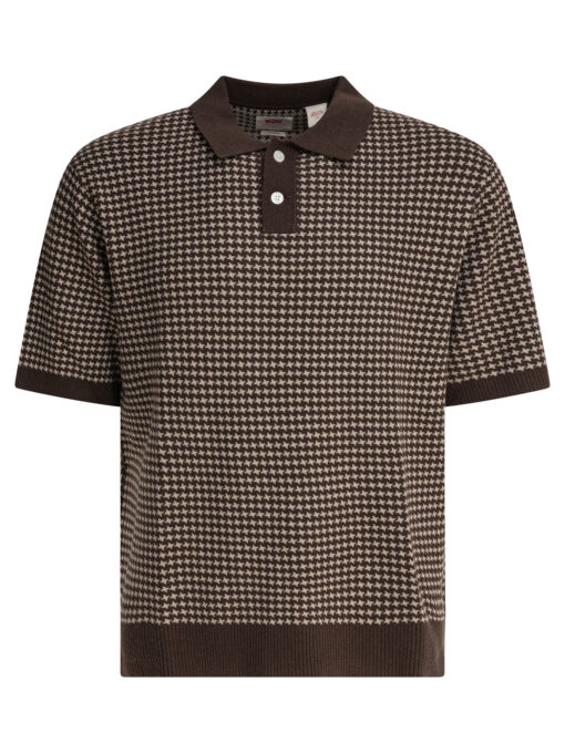 Knitted polo shirt