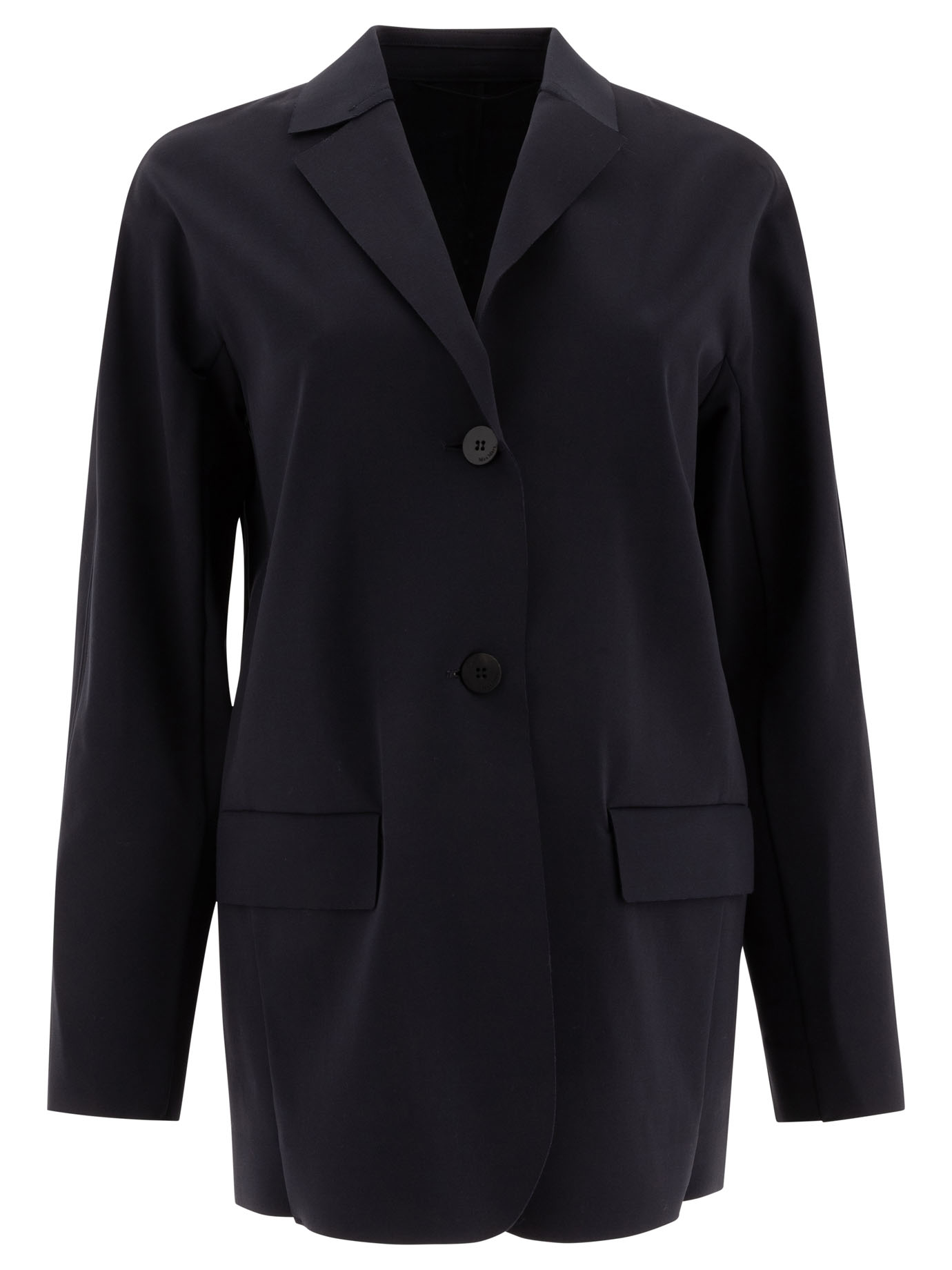 Single-breasted jersey blazer
