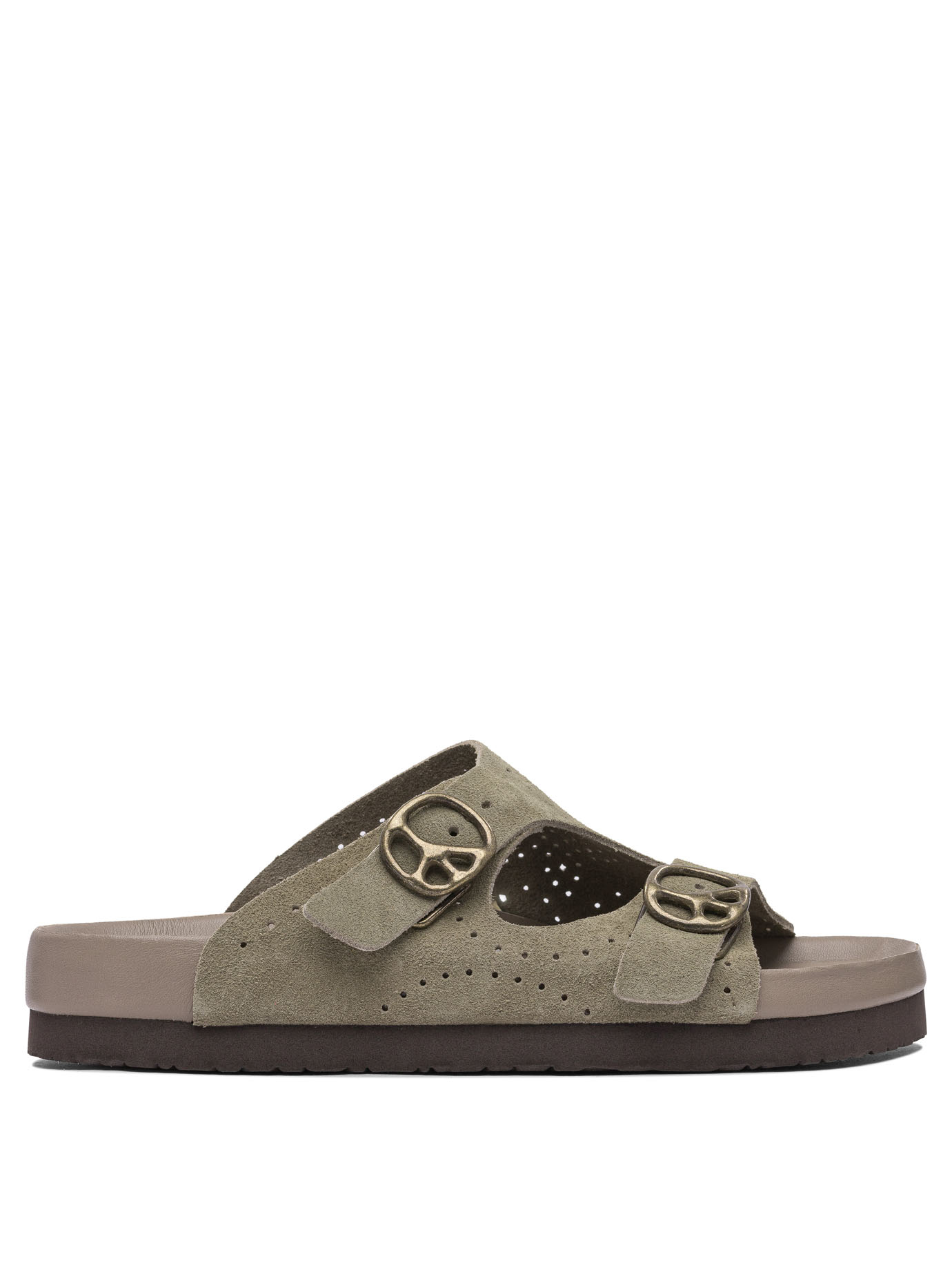 "Peace" sandals